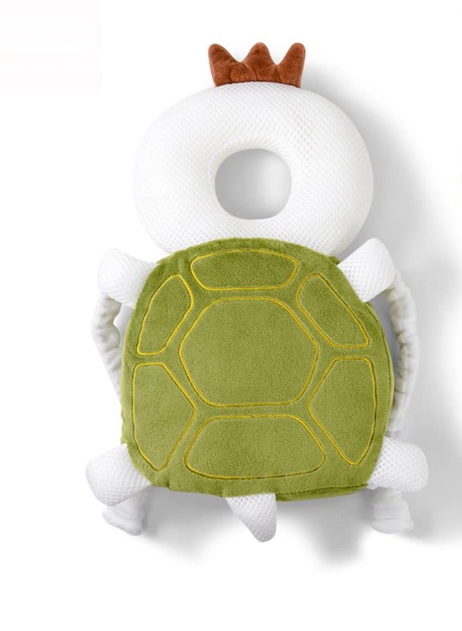 1 pcs Toddler Baby Head Protection Cushion Backpack Wear (Turtle) - Image 1