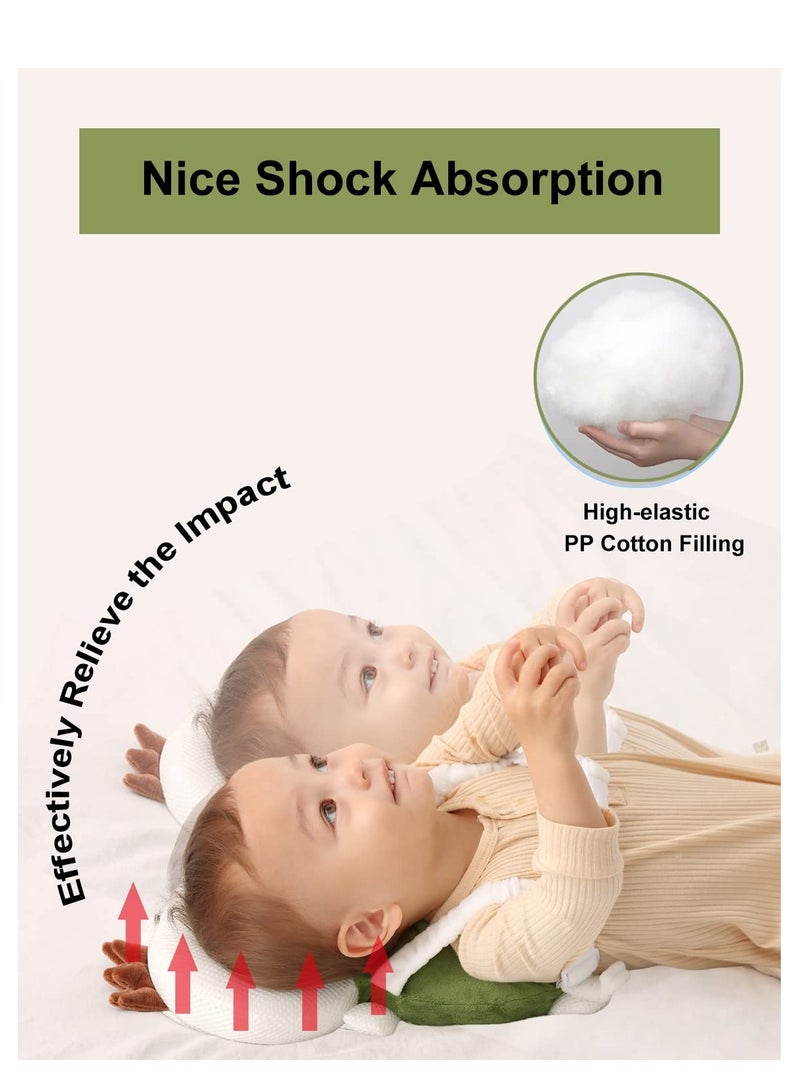 1 pcs Toddler Baby Head Protection Cushion Backpack Wear (Turtle) - Image 3
