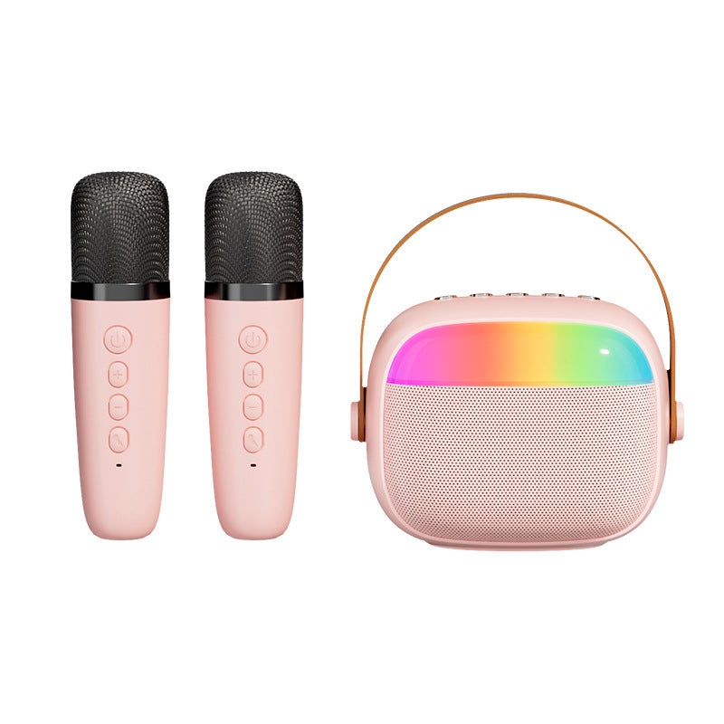 K30 Wireless Karaoke Microphone Speaker with Lights K30 Pink 