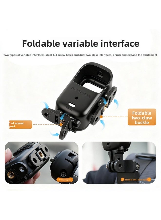 سني لايف Sunnylife Horizontal & Vertical Shooting Expansion Frame for DJI OSMO Nano – Foldable Quick Release Adapter Mount for Camera Accessories - Image 3