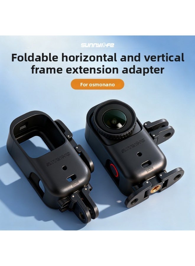 سني لايف Sunnylife Horizontal & Vertical Shooting Expansion Frame for DJI OSMO Nano – Foldable Quick Release Adapter Mount for Camera Accessories - Image 2