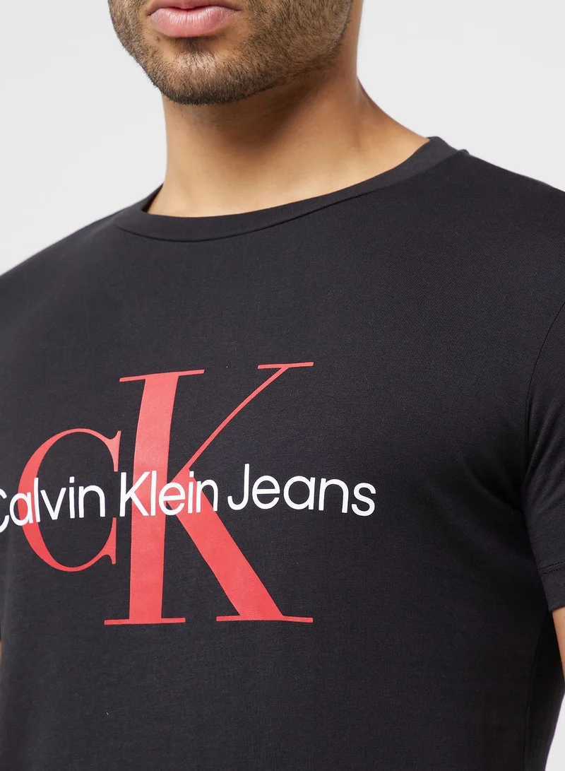 Calvin Klein Jeans Logo Crew Neck T-Shirt