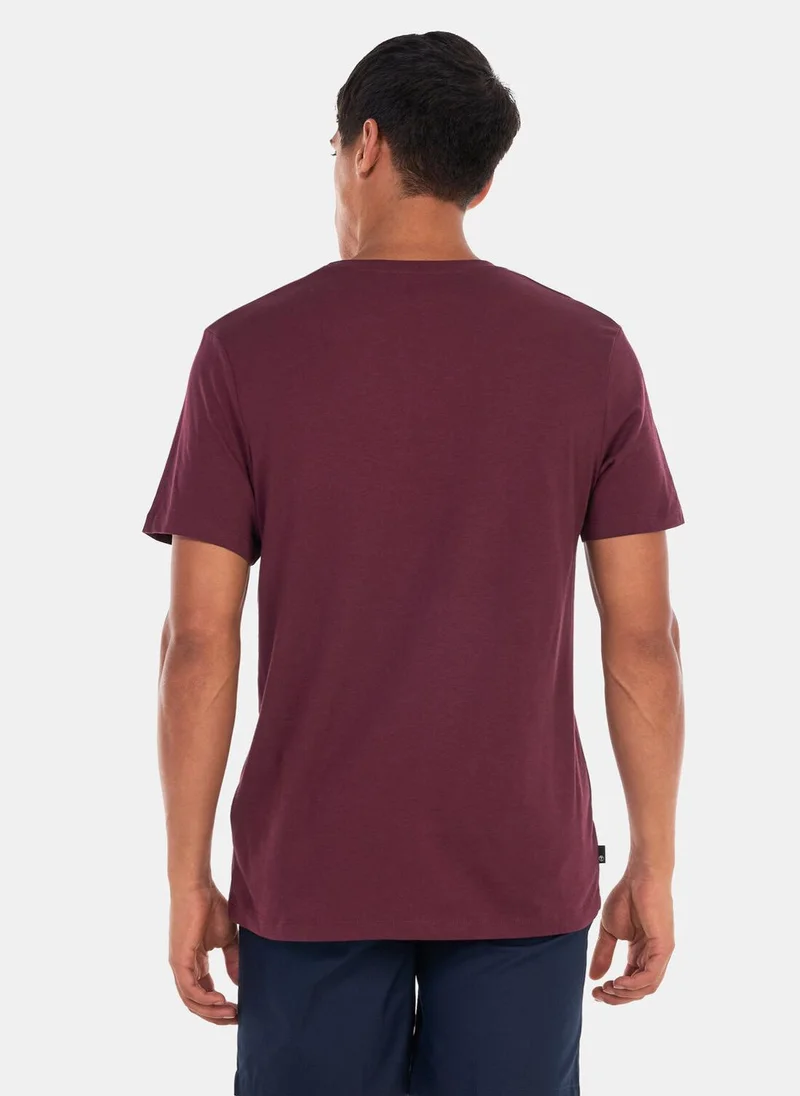 Timberland Men's Small Logo Print Logo T-Shirt