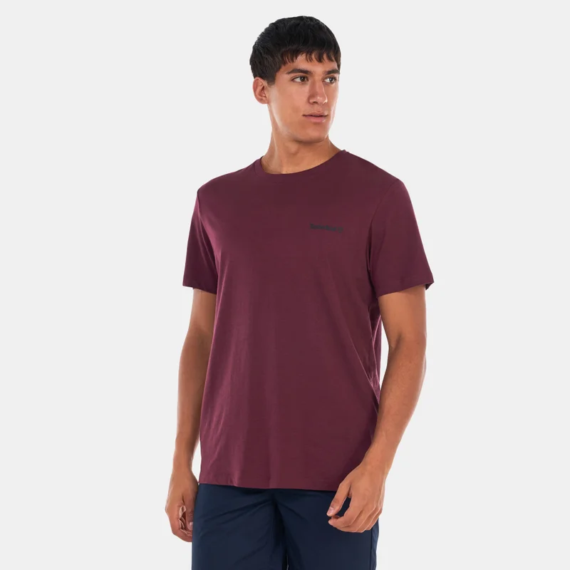 Timberland Men's Small Logo Print Logo T-Shirt