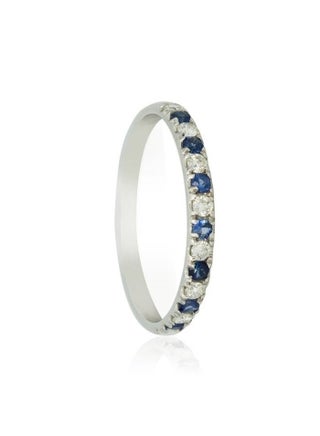 Capri Gold Blue Sapphire Diamond Pave  Ring in 18K White Gold, 4 US - pzsku/Z9A5D213830D0F776D297Z/45/_/1694413686/c501826a-1dc1-4212-a4ae-fd84ff83cb32