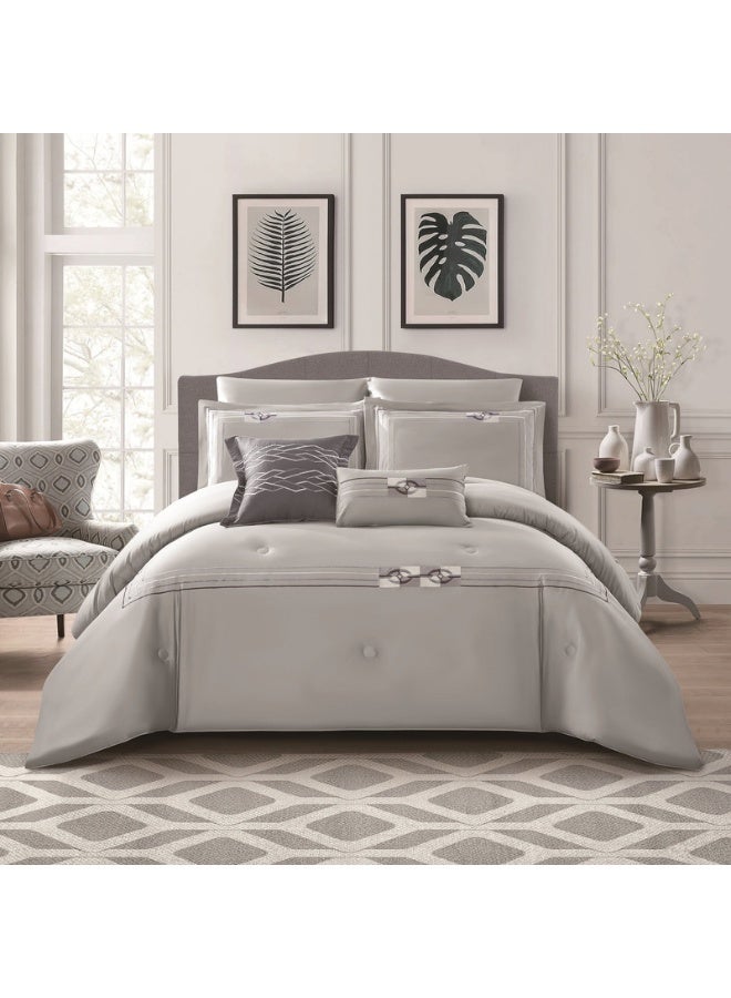 LEVORE 100% Cotton Summer Luxury Bedspread for King Bed  8 Pieces, 250 Thread Count - Image 1