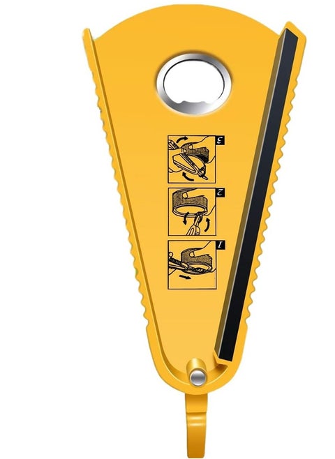 Jar Opener for Weak Hands Jar Opener for Seniors with Arthritis 6-in-1 Multi-Functional Jar Opener Gripper Bottle Opener for Arthritic Hands