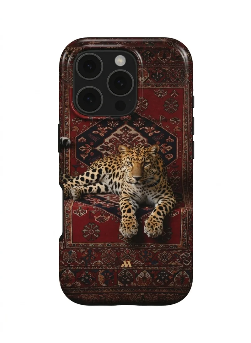 Mobcos Mobcos iPhone 17 Pro Max Persian Rug Premium Case Compatible with Hybrid Dual-Layer Hard Shell + Silicone Protection - Scratch-Resistant Shockproof Mobile Cover