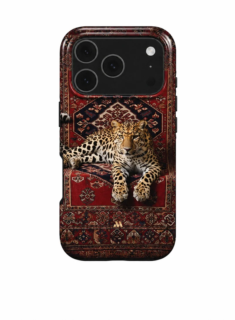 Mobcos iPhone 17 Pro Max Persian Rug Premium Case Compatible with Hybrid Dual-Layer Hard Shell + Silicone Protection - Scratch-Resistant Shockproof Mobile Cover