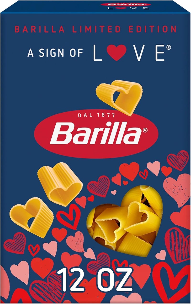 Barilla Limited Edition Heart-Shaped Pasta - A Sign of Love, 12 oz Box - Image 1