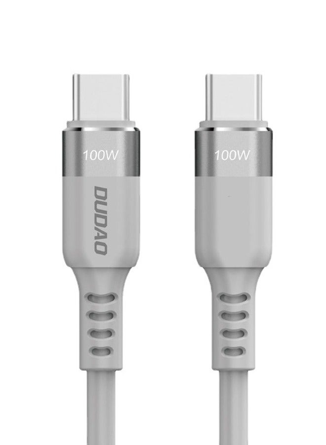دوداو 100 واط من طراز USB-C إلى Type-C، كابل شحن سريع، نقل بيانات عالي السرعة، مناسب لجميع أجهزة USB C، طوله متر واحد - Image 1