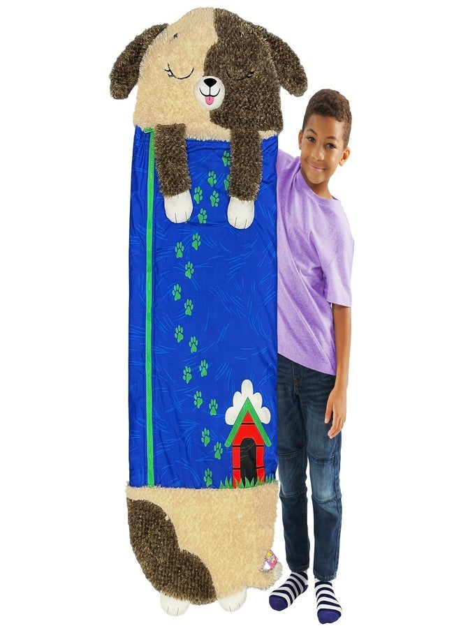 Happy Nappers Medium Hugsy the Puppy 2-in-1 Play Pillow & Sleepy Sack - Image 5