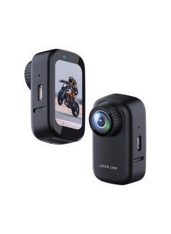 Mini action Camera / 4K 30fps Ultra HD Video / Travel / Adventure / Vlogging / Sports / WIFI Control / 20 Mega Pixels / 1.5 inch Touch Screen / 120° Lens Angle / High Capacity Battery - Black