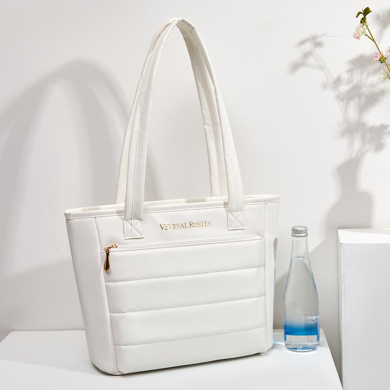 Large Capacity PU Tote Bag for Women - Image 4