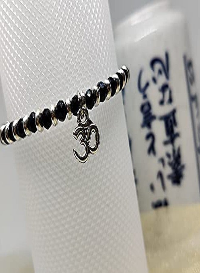 El Regalo 1st Rakhi for Baby Brother - Nazaria OM Rakhi with shagun, Black, Wristband Bracelet - Image 3