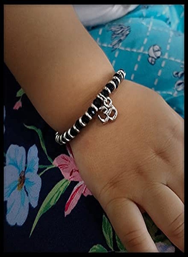 El Regalo 1st Rakhi for Baby Brother - Nazaria OM Rakhi with shagun, Black, Wristband Bracelet - Image 2