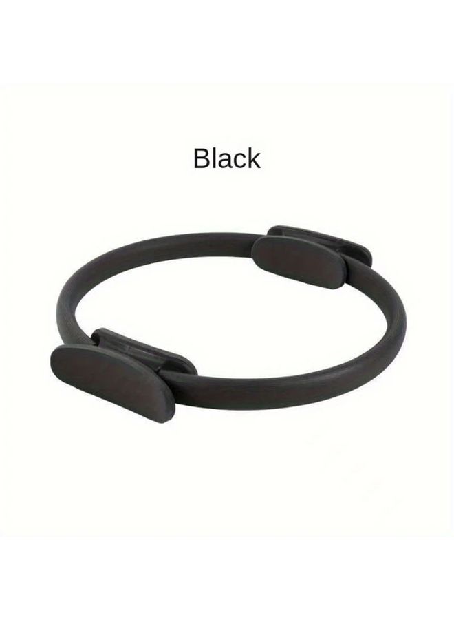 Rose Red Resistance Ring Yoga Pilates Fitness Equipment with Foam Handles - Image 5