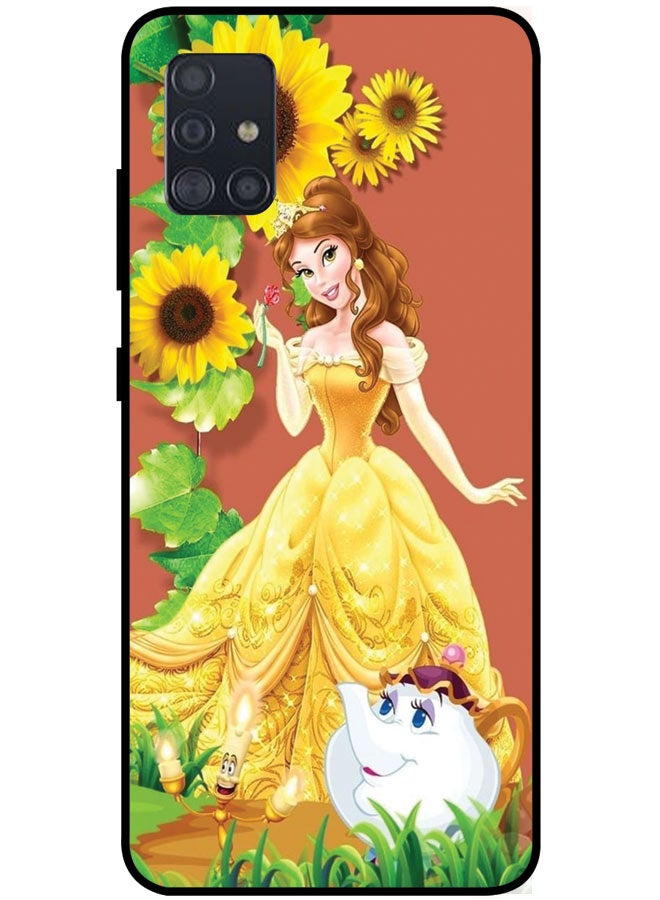 EYE CATCH Protective Case Cover For Samsung Galaxy A51 4G Smart Series Printed Protective Case Cover for Samsung A51 4G Princess - Image 1