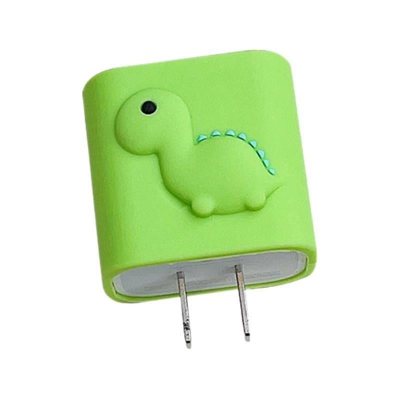 20W Charger Head and Cable End Protector Set with Cute Style in Pink with Decorative Design Anti Bend Protection and Daily Cable Care - Lilac Ribbon - Image 5