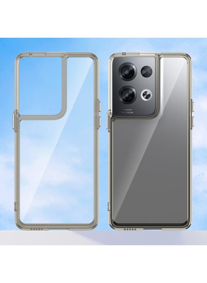 S-TOP Case For OPPO Reno8 Pro India Colorful Series Acrylic + TPU Phone Case - Image 2