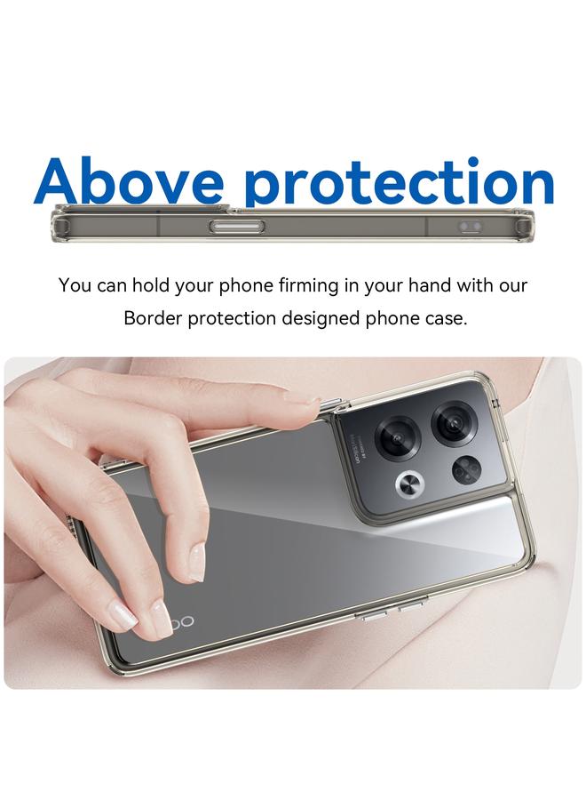 S-TOP Case For OPPO Reno8 Pro India Colorful Series Acrylic + TPU Phone Case - Image 4