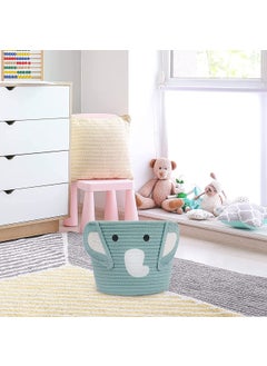 Textile and Beyond Textile and Beyond Jute Storage Organizer Book Shelf Toy Basket Laundry Hamper Perfect for Nursery Living Room Kitchen  - Image 1