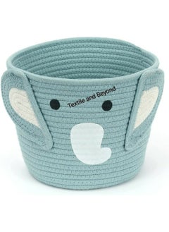 Textile and Beyond Textile and Beyond Jute Storage Organizer Book Shelf Toy Basket Laundry Hamper Perfect for Nursery Living Room Kitchen  - Image 5