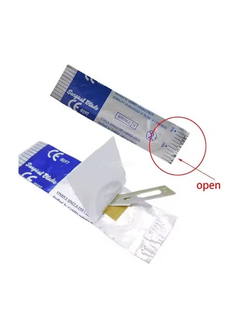 ديرما بلانينج مع 4 شفرات لازاله الشعر الوبرى لتقشير الجلد الميت - Image 2