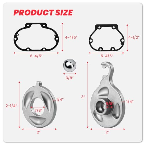 kekykm Motorcycle Easy Lever Pull Power Clutch Kit Compatible with Harley Davidson Big Twin Dyna Softail Touring 1987Up 2018Up M8 Mechanical Clutch Models WClutch Release Cover Gasket - Image 3