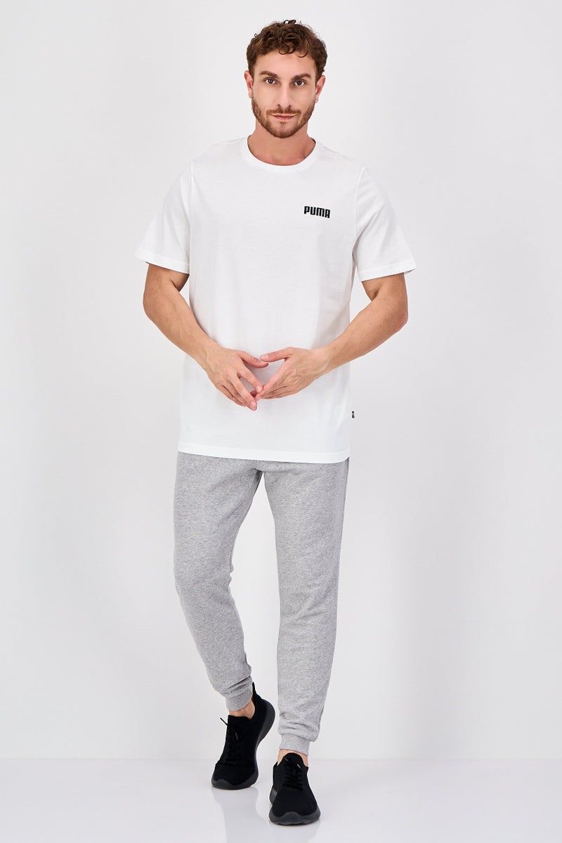 PUMA تي شيرت رياضي للرجال بأكمام قصيرة، خارجي، أبيض - Image 4