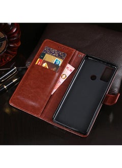 IDEWEI Case For Cubot C20 Crazy Horse Texture Horizontal Flip Leather Case with Holder & Card Slots & Wallet  - Image 4