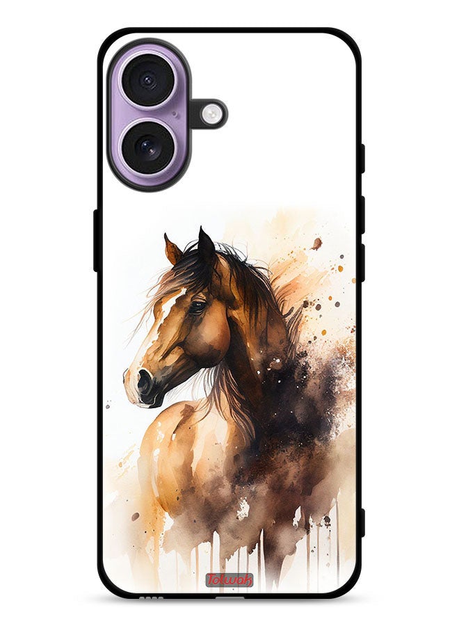 Tolwak Apple iPhone 17 Protective Case Cover Horse Abstract Art - Image 1