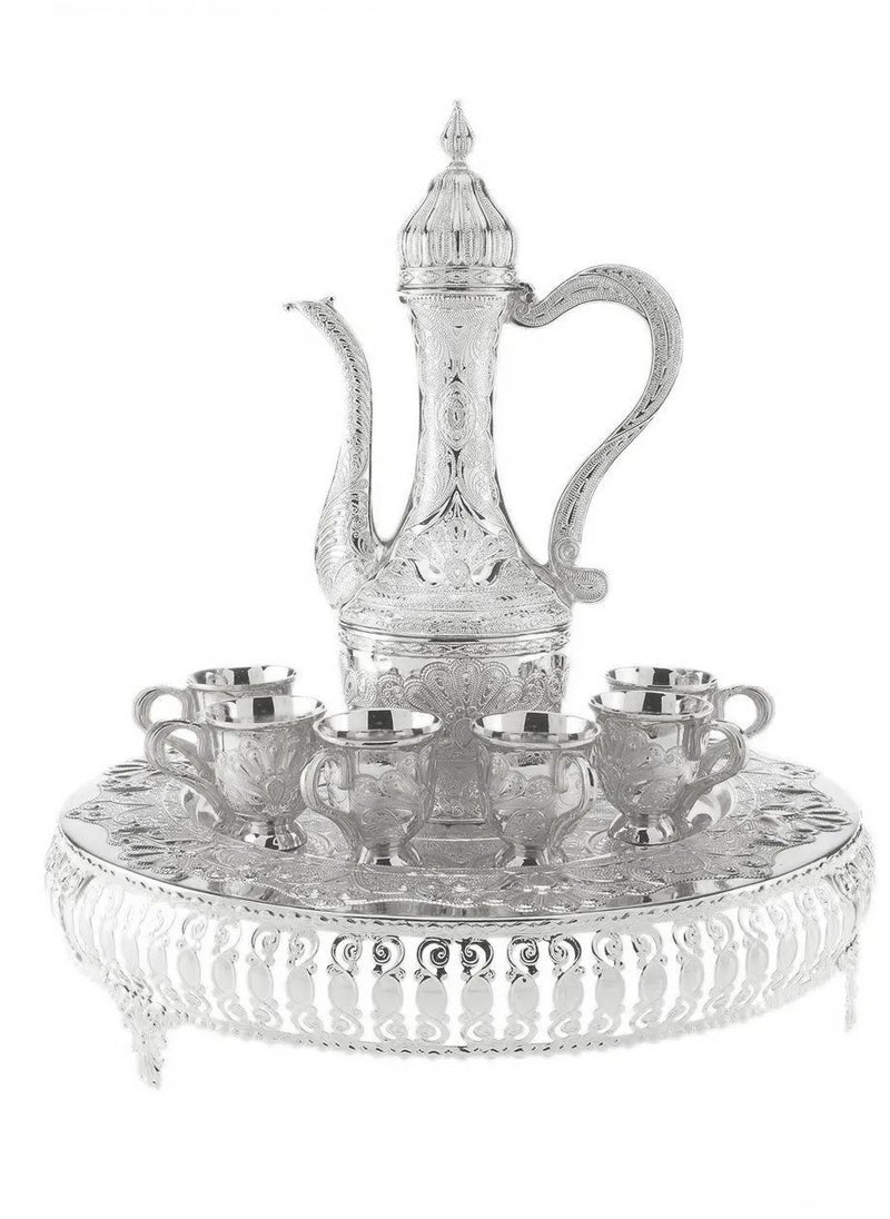 Abraj - Abraj Zam Zam Coffee Server TM18-150 (Silver) - Image 1