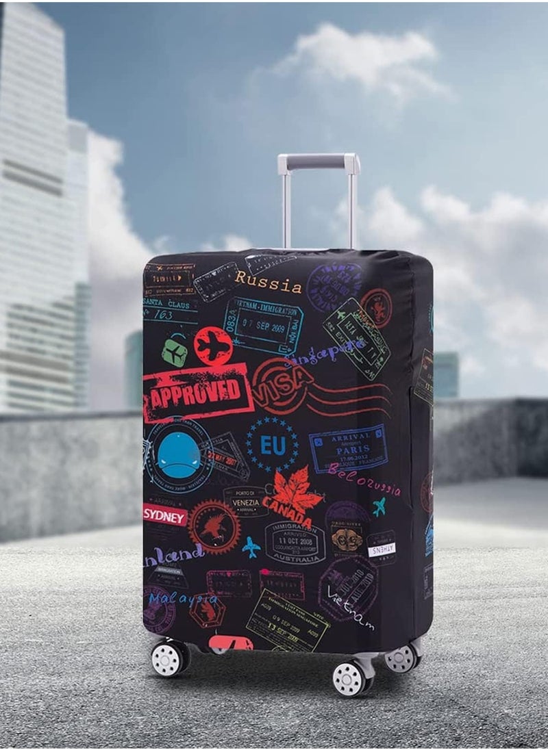 Generic Luggage Cover for Wheeled Suitcase,18/24/28/32 Inch Luggage Covers Suitcase Protector,Washable Suitcase Baggage Covers,Dustproof Anti-Scratch Travel Luggage Cover  - Image 4