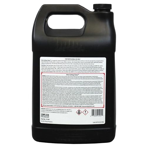 Presta 131901 Ultra Cutting Crème for Removing P1500 Grit, Finer Sand Scratches and Swirls - 1 Gallon - Image 2