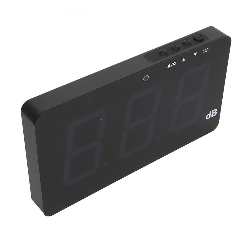 Decibel Meter with Alarm, 9.6 Inch LCD Display Noise Tester for Home Office Factory, Wall Mounted Sound Level Meter with Backlight, 3600mAh Battery, USB Interface - Image 3