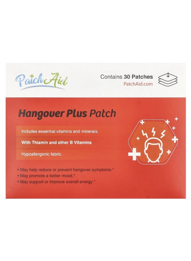 PatchAid PatchAid, Hangover Plus Patch, 30 Patches  - Image 1