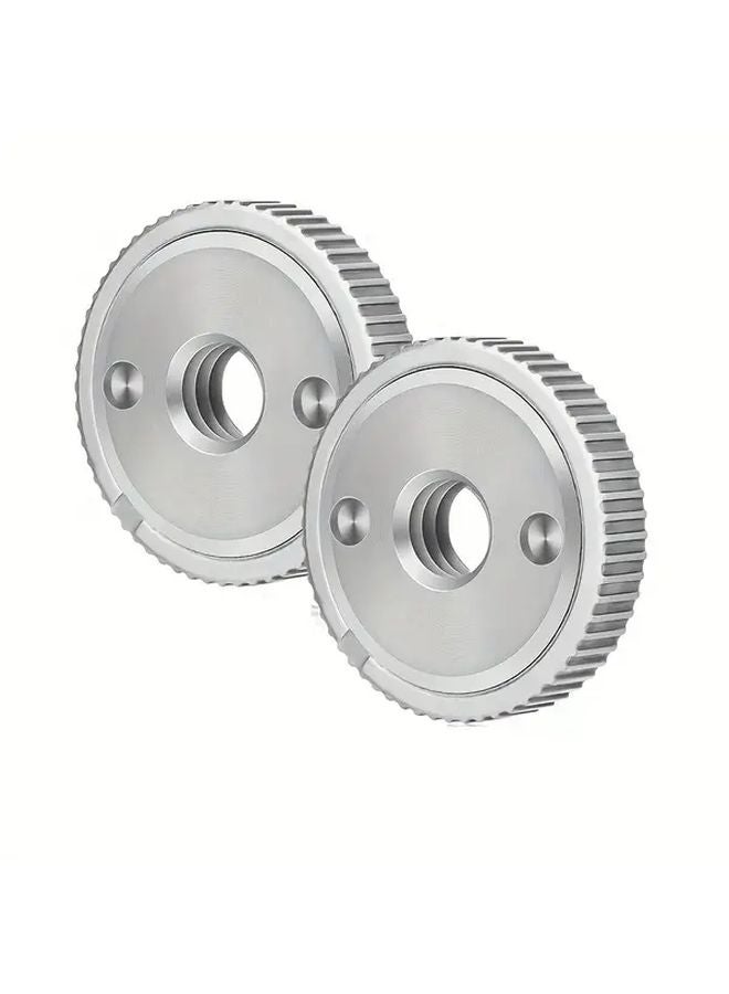 M14 Angle Grinder Fixing Nuts Set of 2 Quick Clamping Locking Plate - Image 1