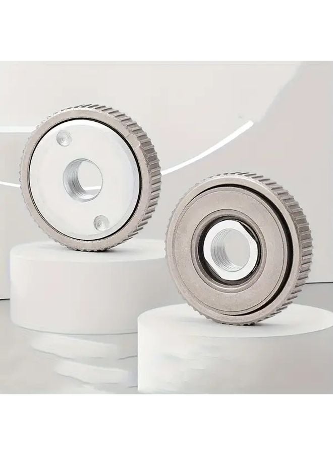 M14 Angle Grinder Fixing Nuts Set of 2 Quick Clamping Locking Plate - Image 4