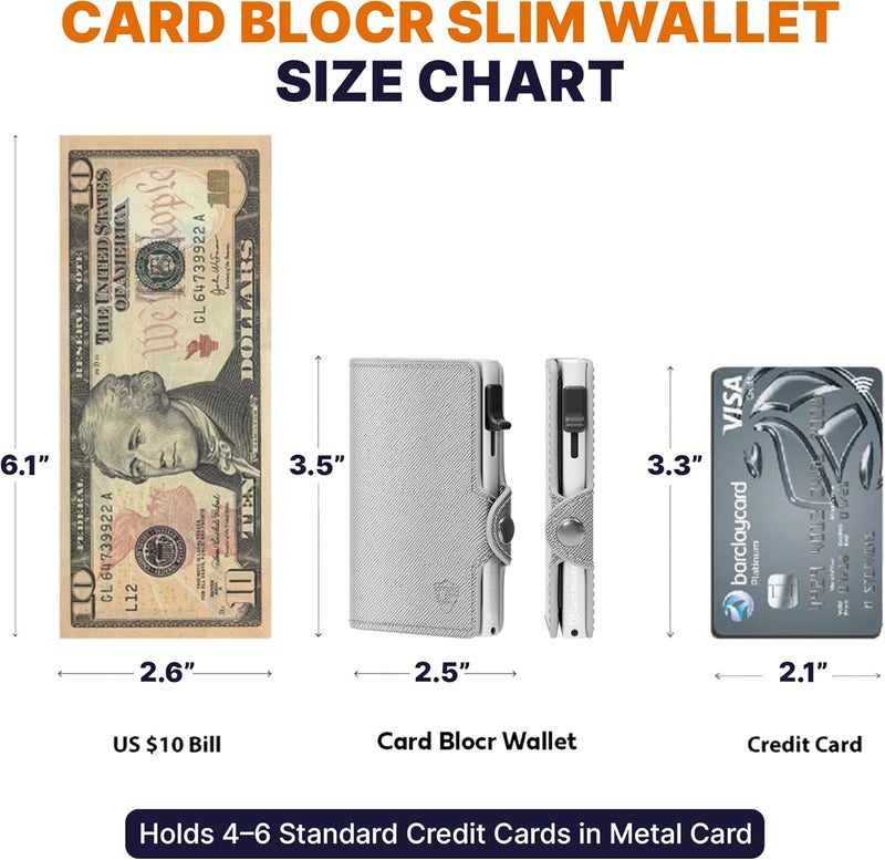 Conceal Plus Small RFID Wallet for Women, Slim Compact RFID Blocking Credit Card Holder Womens Wallet, Smart Pop Up Minimalist Card Case, Holds 4-6 Standard Cards Plus Cash & ID, Compact Travel Wallet - Image 3