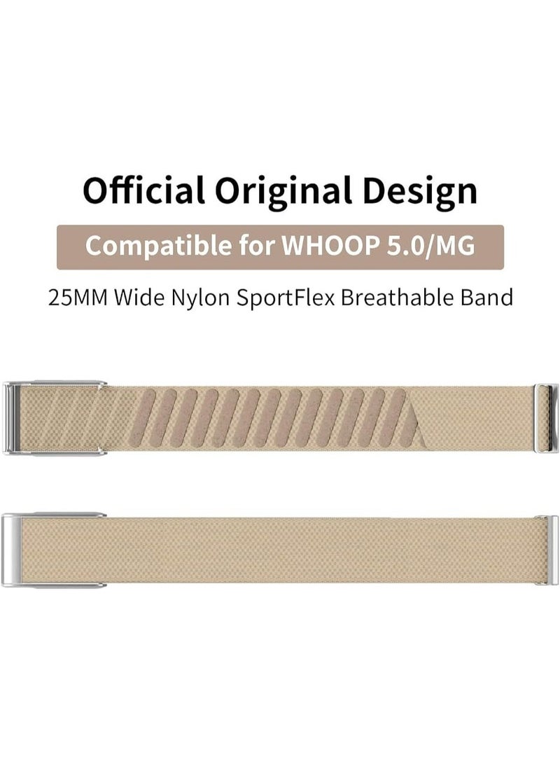 keloray Nylon SuperKnit Sport Bands Compatible with WHOOP 5.0/MG Band for Men Women - Soft, Breathable & Comfortable, Adjustable Replacement Wristbands Straps- Not Compatible with Gen 4 - Image 2