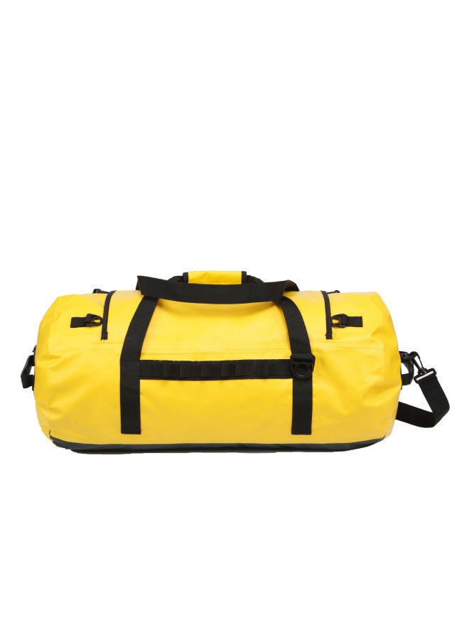 Generic Waterproof Outdoor Motorcycle Cycling Camping Large-capacity Luggage Bag Roof Bag Hiking Bag Waterproof Bag Wholesale-Color:50l Zipper Style Yellow-Capacity:Default - Image 5