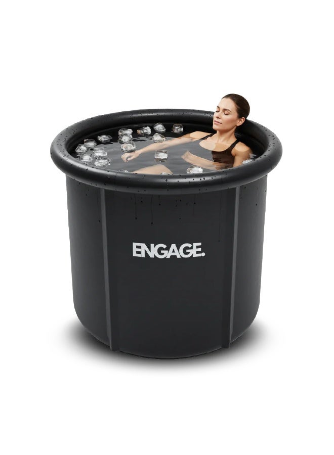 ENGAGE Portable Ice Bath Tub | Foldable Cold Plunge Tub for Athletes | Ice Bath for Muscle Recovery & Cold Therapy | Large Capacity | Indoor & Outdoor SPA Bath - Image 1