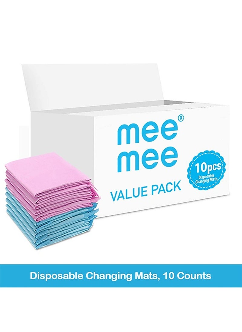 Disposable Changing Mats, 10 Counts, Soft Waterproof Mat, Portable Leak Proof Changing Mat, New Mom Leak-Proof Under pad, Mattress Table Protector Pad - pzsku/Z9A5E90F248E28B5118DDZ/45/_/1687419507/7b942179-7ff3-4bb5-ad41-a5a7a299720f