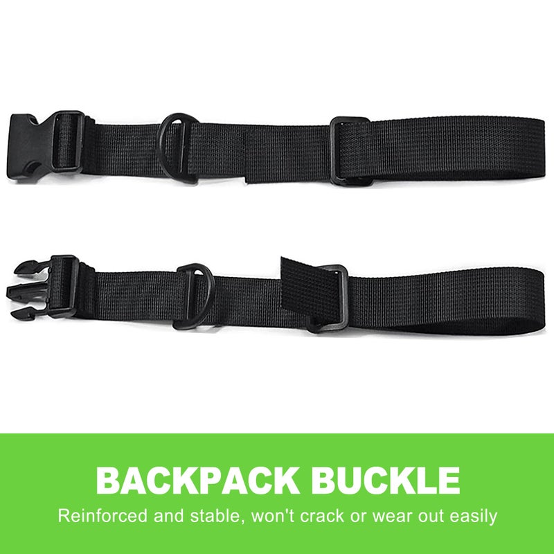 CeroDimo Adjustable Backpack Chest Strap Universal Sternum Strap with Quick Release Buckle Add On Shoulder Strap Clip for Backpacks Hiking Camping Travel Daypack Support - Image 5