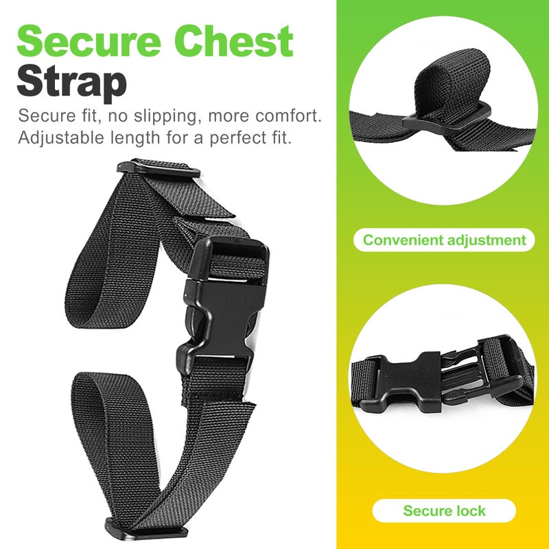 CeroDimo Adjustable Backpack Chest Strap Universal Sternum Strap with Quick Release Buckle Add On Shoulder Strap Clip for Backpacks Hiking Camping Travel Daypack Support - Image 3