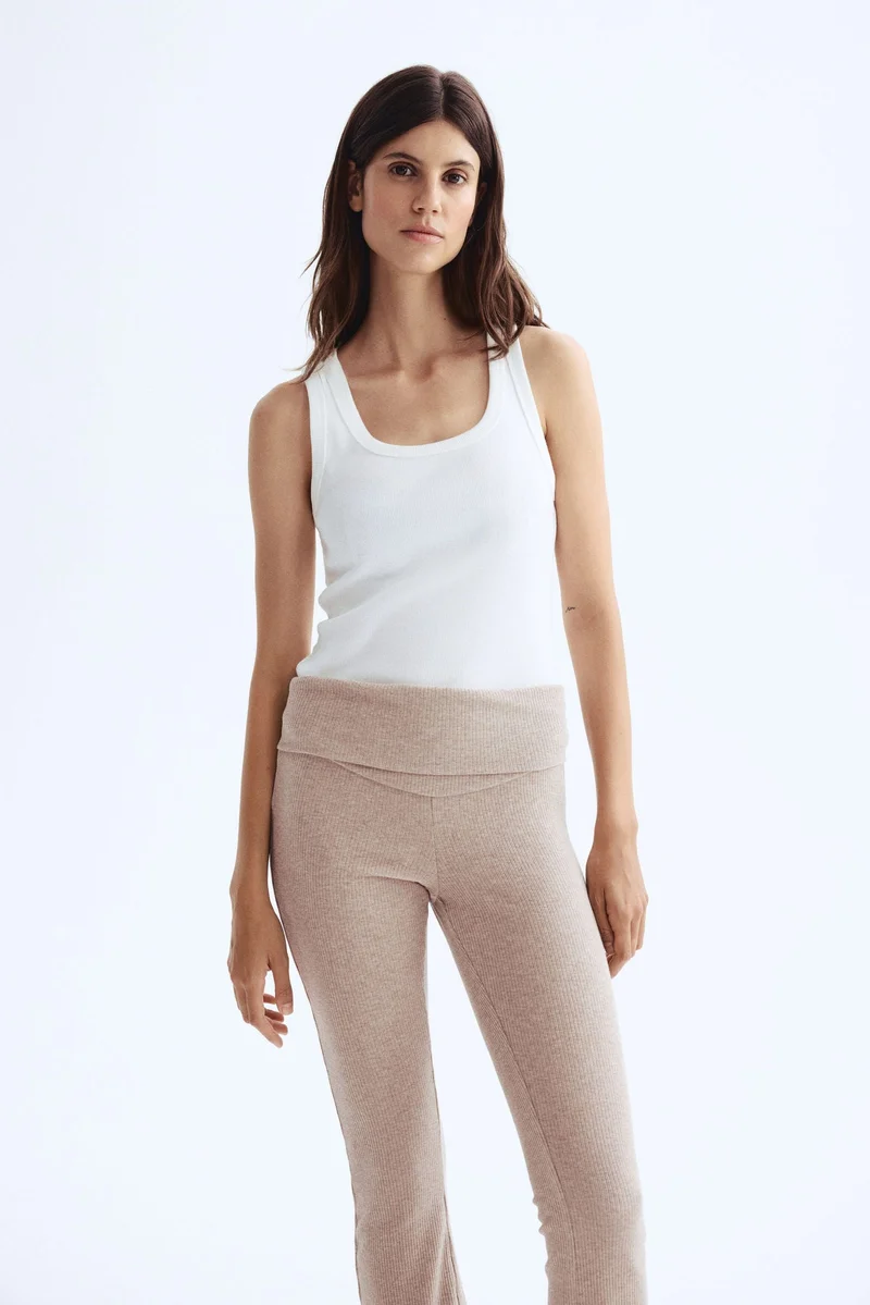 H&M MAMA Ribbed trousers