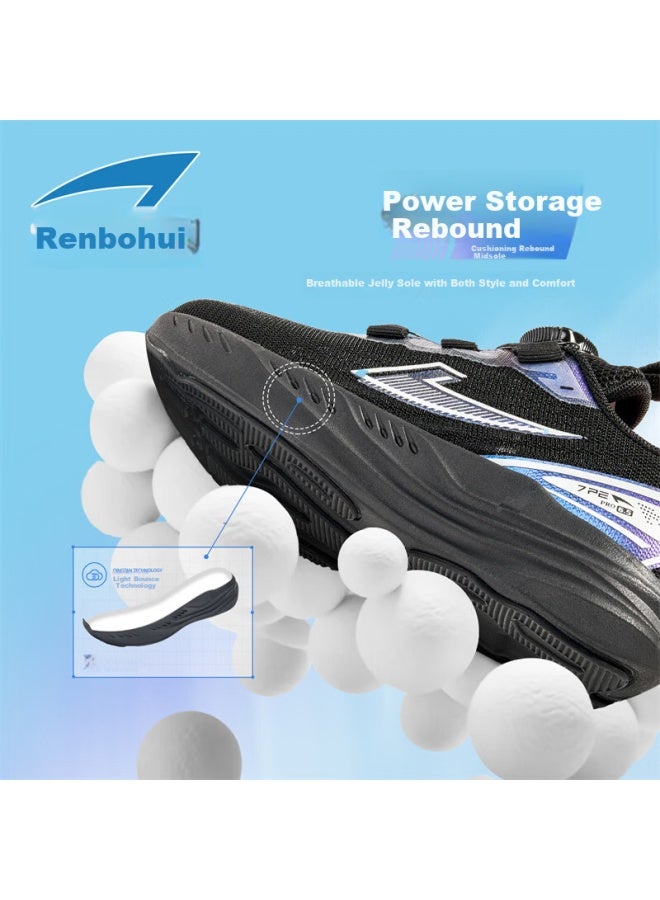 7-pe Boys' Sports Shoes Mesh Breathable Lightweight Running Shoes For Kids Teens Spring New Model - Image 1
