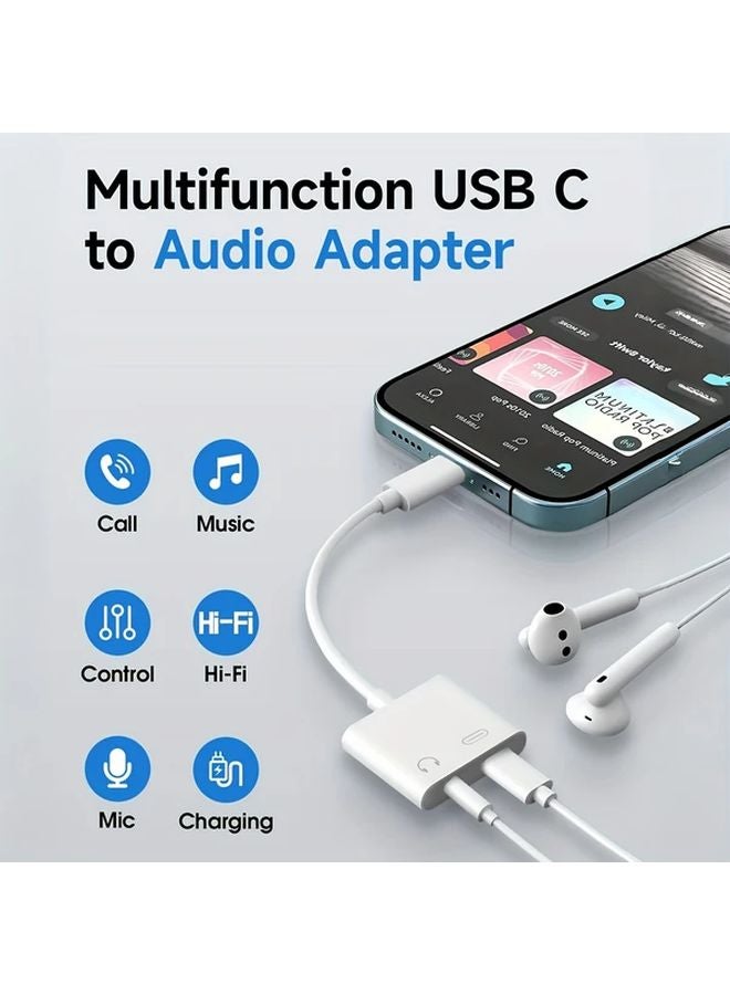 USB C To USB C Charging Adapter Splitter Fast PD Charging 5 10W Power Output For iPhone 16 15 iPad Pro S25 Pixel Air - Image 4