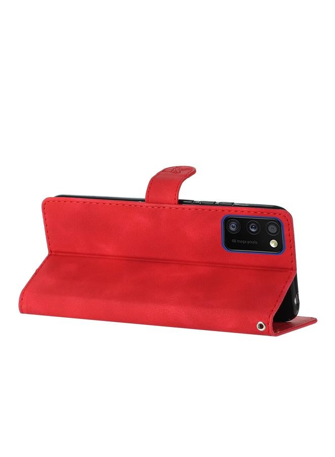 S-TOP Case For Samsung Galaxy A41 Flower Butterfly Embossing Pattern Leather Phone Case - Image 5